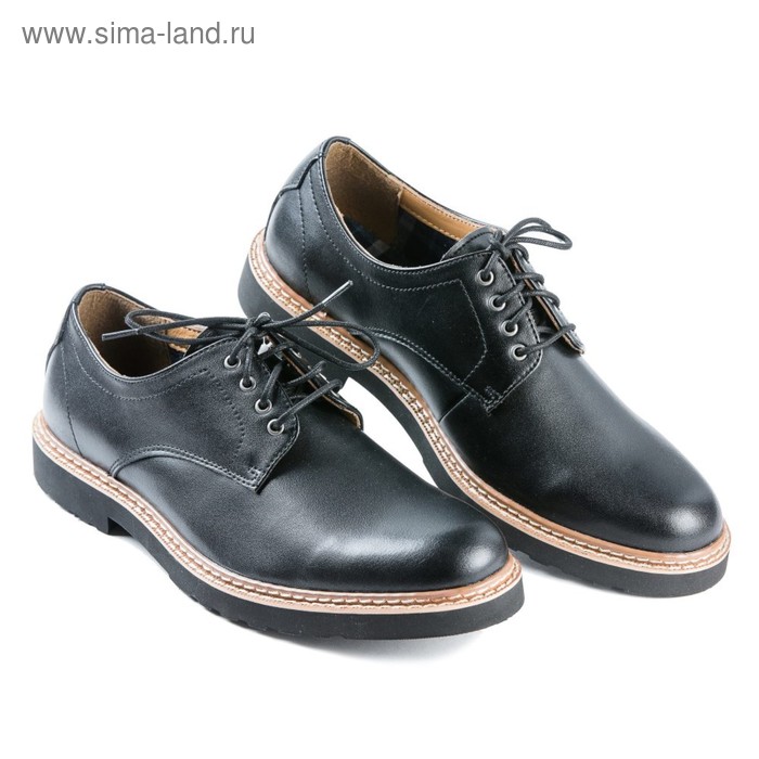 Туфли мужские, размер 43, кожа, демисезон. JH01 - Фото 1