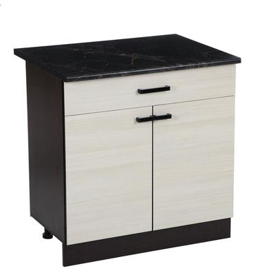 Шкаф напольный «Мальва. Н800-1Я», 800×450×840 мм, цвет венге/лоредо