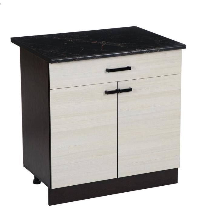 Шкаф напольный «Мальва. Н800-1Я», 800×450×840 мм, цвет венге/лоредо - Фото 1