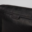Сумка мужская, отдел на клапане, наружный карман, длинный ремень, цвет чёрный - Фото 9