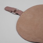 Сумка женская, отдел на клапане, наружный карман, длинный ремень, цвет розовый - Фото 9