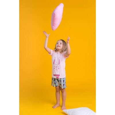 Пижама для девочки, рост 140-146 см (40), цвет розовый