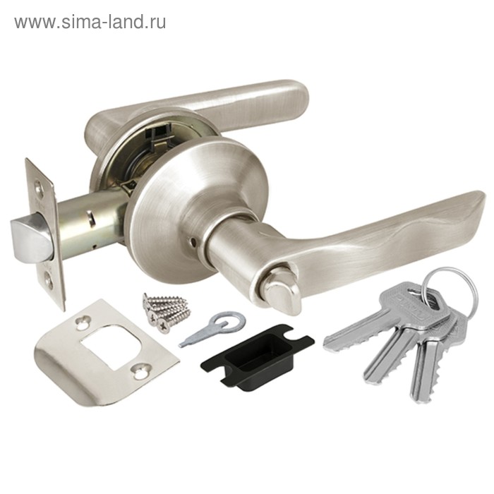 Ручка защелка Punto 6024 SN-E ключфиксатор цвет матовый никель 983₽