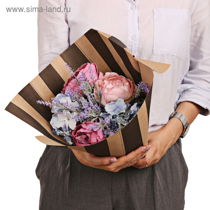 Бумага крафт в рулоне «Пожелание», 0,7 × 8 м - Фото 1