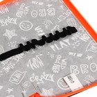 Пенал школьный, 2 секции, 11×19 см «Чёрный-ярко-оранжевый» - Фото 7