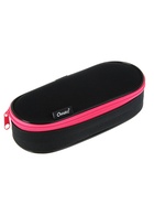 Пенал - футляр Calligrata Black, 85×210×50 мм, с откидной планкой, мягкий, текстильный, чёрный/ярко-розовый - Фото 6