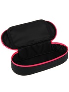 Пенал - футляр Calligrata Black, 85×210×50 мм, с откидной планкой, мягкий, текстильный, чёрный/ярко-розовый - Фото 8