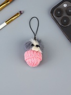 Брелок для ключей на подвеске «Пушистик. Котик сидит в шапочке», на сумку, рюкзак, 5×3×3 см, МИКС - Фото 2