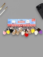 Брелок для ключей на подвеске «Пушистик. Котик сидит в шапочке», на сумку, рюкзак, 5×3×3 см, МИКС - Фото 3