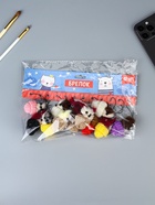 Брелок для ключей на подвеске «Пушистик. Котик сидит в шапочке», на сумку, рюкзак, 5×3×3 см, МИКС - Фото 4