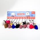 Брелок для ключей на подвеске «Пушистик. Котик сидит в шапочке», на сумку, рюкзак, 5×3×3 см, МИКС - Фото 6