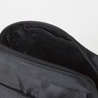 Сумка поясная, отдел на молнии, 3 наружных кармана, регулируемый ремень, цвет чёрный - Фото 4