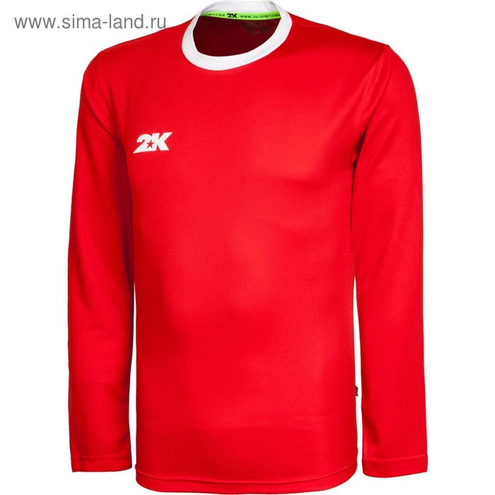 Футболка игровая 2K Sport Classic длинный рукав red/white, YL - Фото 1