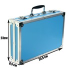 Набор для рисования складной, в чемоданчике голубой - фото 8398316