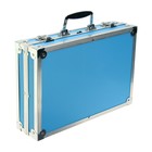 Набор для рисования складной, в чемоданчике голубой - фото 8398322