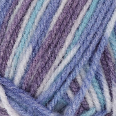 Пряжа "Подмосковная" 50% шерсть, 50% акрил 250м/100гр (7070 принт)