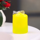 Свеча - цилиндр, 4х5см, 7 ч, 47 г, желтая - Фото 4