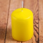 Свеча - цилиндр, 4х5см, 7 ч, 47 г, желтая - Фото 6