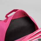 Рюкзак школьный, отдел на молнии, 2 наружных кармана, цвет розовый - Фото 5