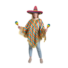 Карнавальный костюм "Мексиканское пончо", цветные полоски - фото 321261216
