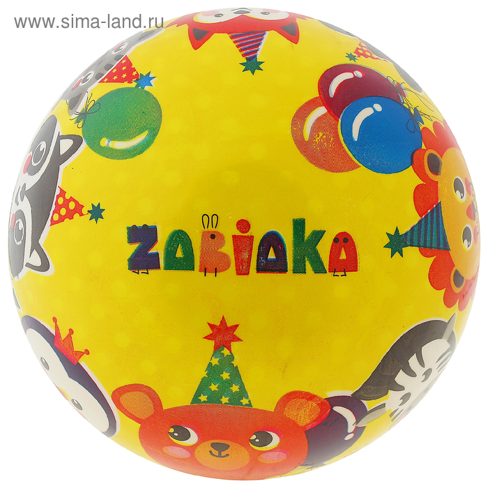 Мяч детский «Животные», d=22 см, 60 г - Фото 1