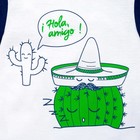 Комплект: футболка и трусы под памперс Крошка я "Мексика", рост 74-80см (9-12мес) - Фото 6