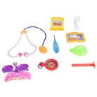 Набор доктора "Маленький врач" 10 предметов, МИКС - Фото 2
