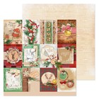 Бумага для скрапбукинга «Зима», 30,5 х 30,5 см, 180 г/м² - Фото 1