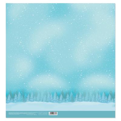Бумага для скрапбукинга «Лучший подарок», 30.5×30.5 см, 180 г/м²