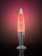 Лава - лампа RISALUX «Ракета», Е14, 30 Вт, от сети 220 В, серебристая, 34×8.5×8.5 см - Фото 1