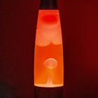 Светильник настольный металл, стекло, воск «Лава» Е14 25-35W серебро 34×8.5×8.5 см - Фото 5