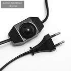 Светильник настольный металл, стекло, воск «Лава» Е14 25-35W серебро 34×8.5×8.5 см - Фото 9