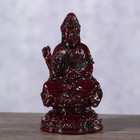 Нэцке полистоун "Медитация Лакшми" тёмно-красный 10,8х6х6 см - Фото 1