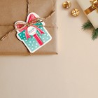 Шильдик декоративный на подарок «Кому-то очень хорошему», 6,5 х 7,9 см, Новый год - Фото 2