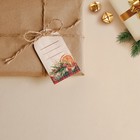Шильдик декоративный на подарок «Уютного счастья», 5,1 х 9,2 см, Новый год - Фото 3