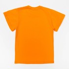 Футболка детская однотонная, рост 134, цвет оранжевый Ш-006 - Фото 2