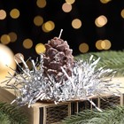 Свеча новогодняя "Шишка с еловым декором", 7 см, коричневая МИКС - Фото 8