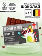 Шоколад молочный «От серых будней», 27 г - Фото 1