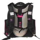 Рюкзак каркасный Hummingbird TK 37 х 32 х 18 см, мешок, для девочки, «Котёнок», розовый/чёрный - Фото 5