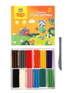 Пластилин мягкий (восковой) «Мульти-Пульти. Енот в лесу», 12 цветов, 180 г, со стеком - Фото 4