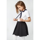 Блузка для девочки, цвет белый, рост 128 см (30) - Фото 1