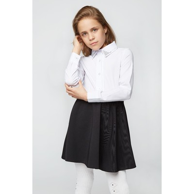 Блузка для девочки, цвет белый, рост 146 см (36)