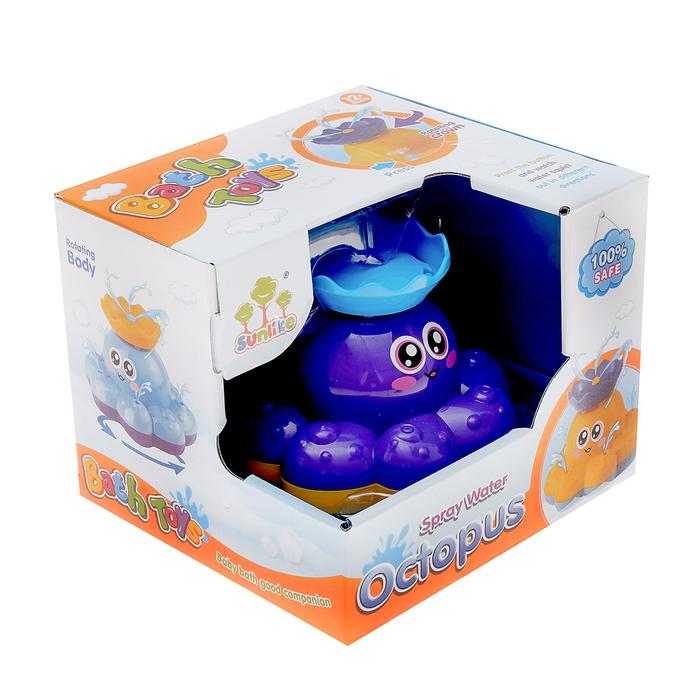 Игрушка для игры в ванне «Осьминожка», фонтанчик, цвет МИКС 43692