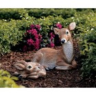 Садовая фигура "Лежащий оленёнок" из гипса Хорошие сувениры, 24 см, средняя, коричневая - Фото 9