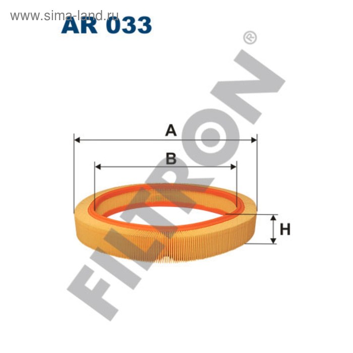 Фильтр воздушный FILTRON AR033 - Фото 1