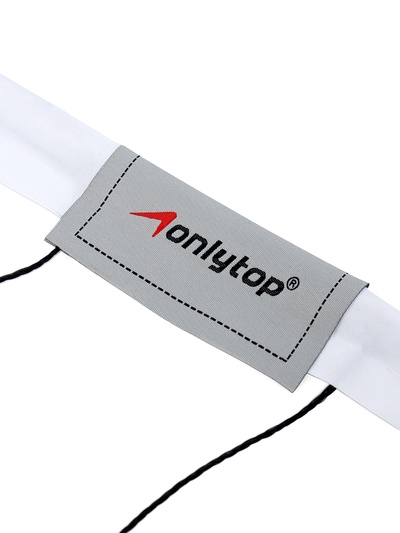 Сетка волейбольная ONLYTOP с тросом, ячейка 12×12, нить 1.5 мм, кант сверху