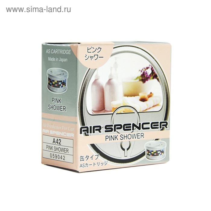 Ароматизатор меловой EIKOSHA Air Spencer, PINK SHOWER/Розовый дождь A-42