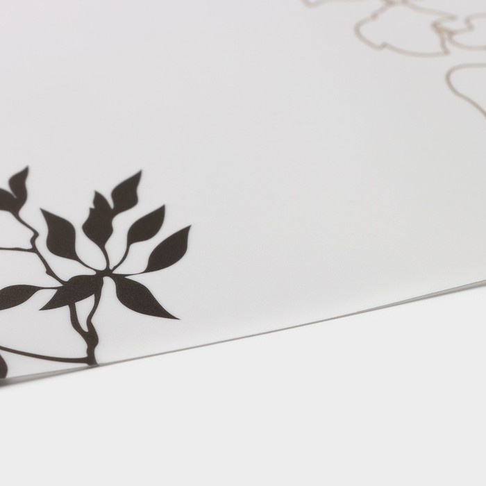 Салфетка сервировочная на стол «Сад», 43×28 см, цвет белый - фото 1906935276