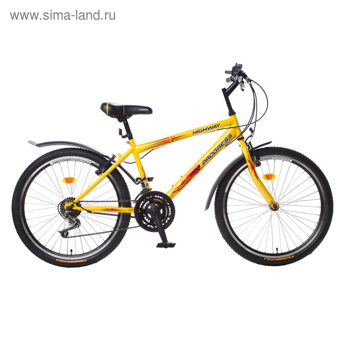 Велосипед 24" Progress модель Highway RUS, 2017, цвет желтый, размер 15" - Фото 1