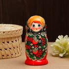 Матрёшка дерево «Снегири в рябине», чёрный платок, 5 кукольная, 15 -18 см - Фото 5